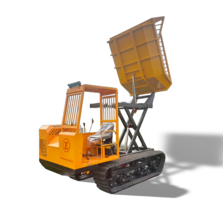 PD-3500TA کینچی لفٹ 2.4m کرالر ڈمپر آل ٹیرین ٹرانسپورٹر